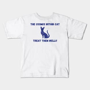 Cosmos Within Siamese Cat Kids T-Shirt
